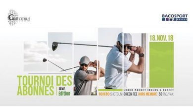 Photo of Golf Citrus : tournois des abonnés