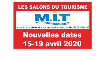 Photo of LES SALONS DU TOURISME:  nouvelles dates : 15 – 19  avril 2020